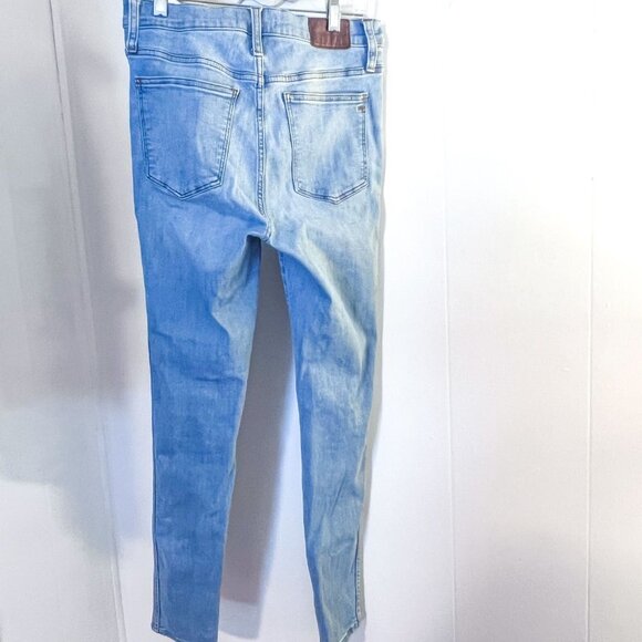 Madewell 10” High Rise Skinny Jeans Size 28Mickleton Light Wash M5327 - Picture 4 of 13